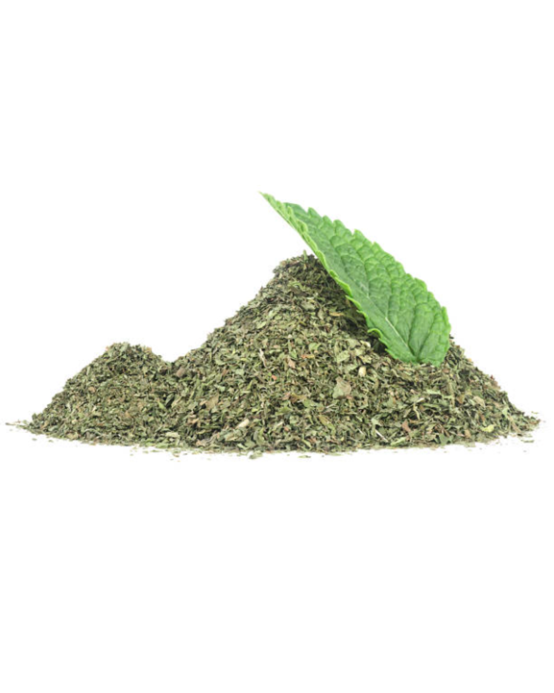 Peppermint leaf cut and sifted