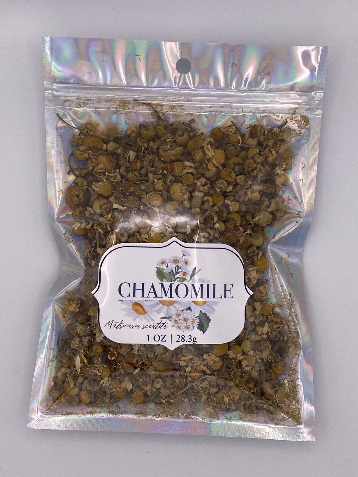 Organic Chamomile Flower Cut & Sifted Herb Natural Plant-base 28.3g | 1 oz Mood