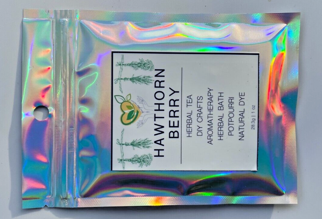 Hawthorn Berry Cut & Sifted Organic Herb Natural Herbal 28.3g 1 OZ Heart Health