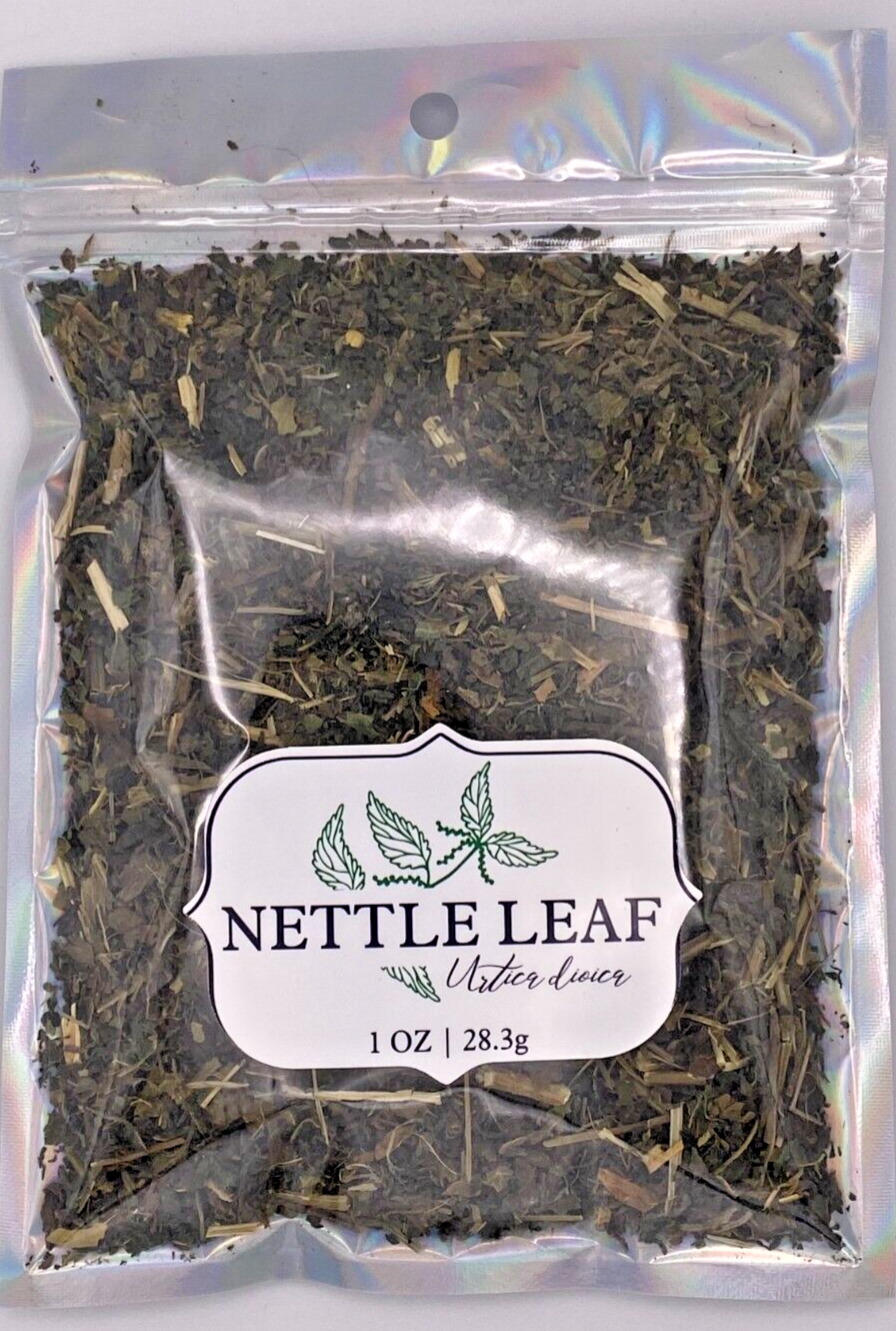 Certified Organic Stinging Nettle Leaf – 1 oz (28.3g) Kosher & All-Natural Herb