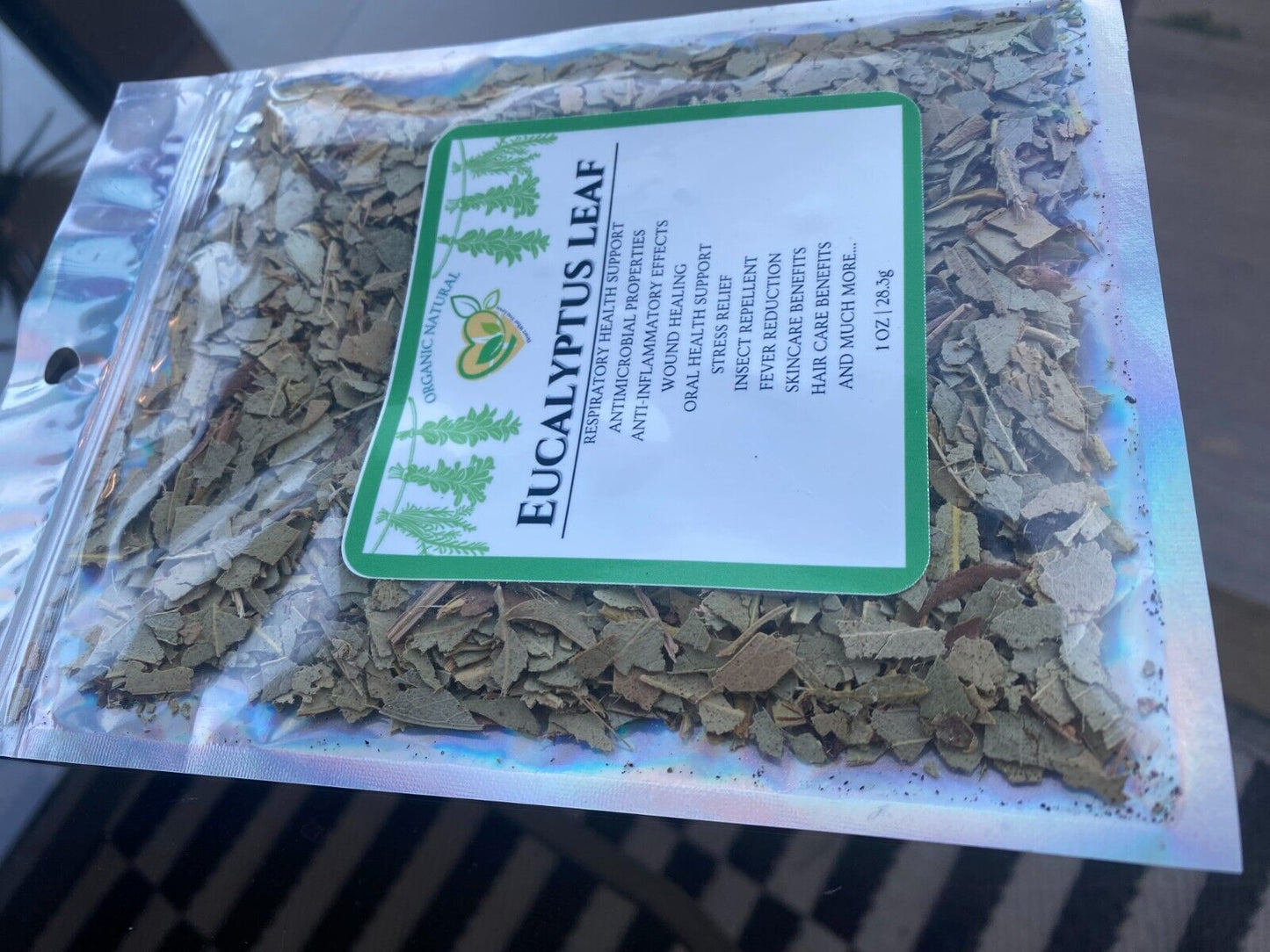 Eucalyptus Leaf Herb Natural Organic Dried Cut Kosher 28.3g | 1 OZ Botanical Aid