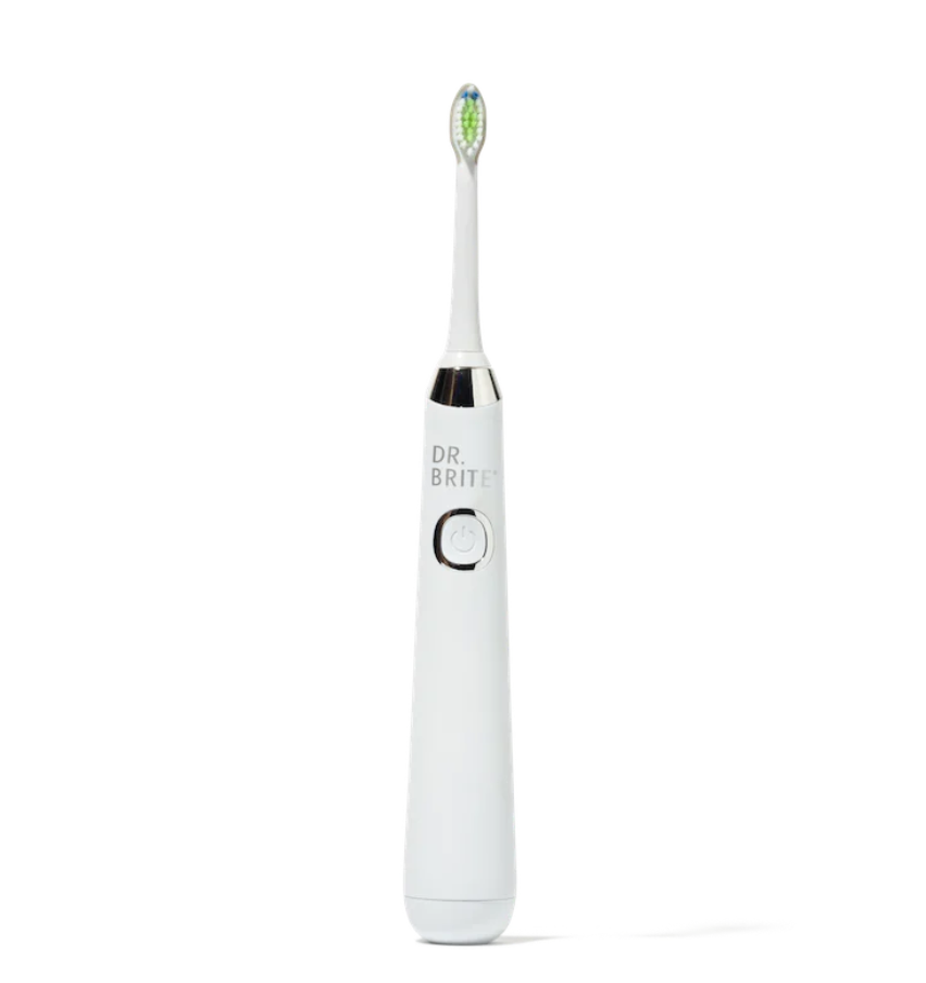 Dr Brite Sonic Electric Toothbrush 38K Strokes PerMin 4 Mode 3 Replacement Heads