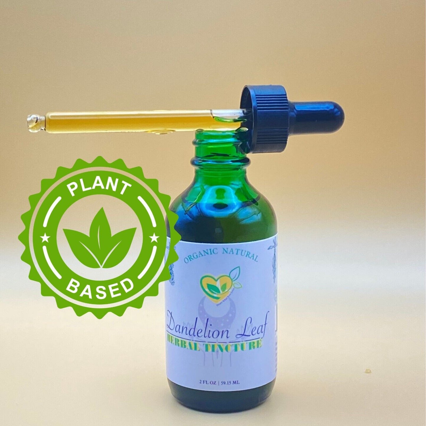Dandelion Leaf Tincture Organic Liquid Herbal Drops Natural Liver Digestive 2oz