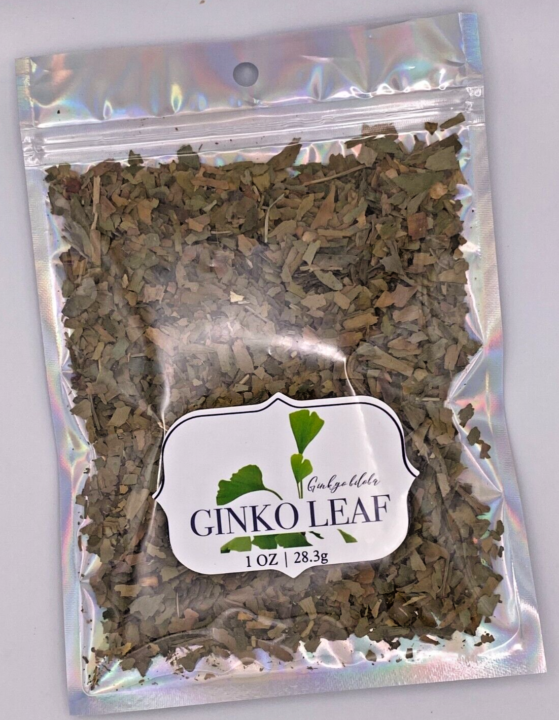 Ginkgo Leaf cut & sifted Ginkgo Biloba Organic Herb Natural 28.3g 1 OZ Memory