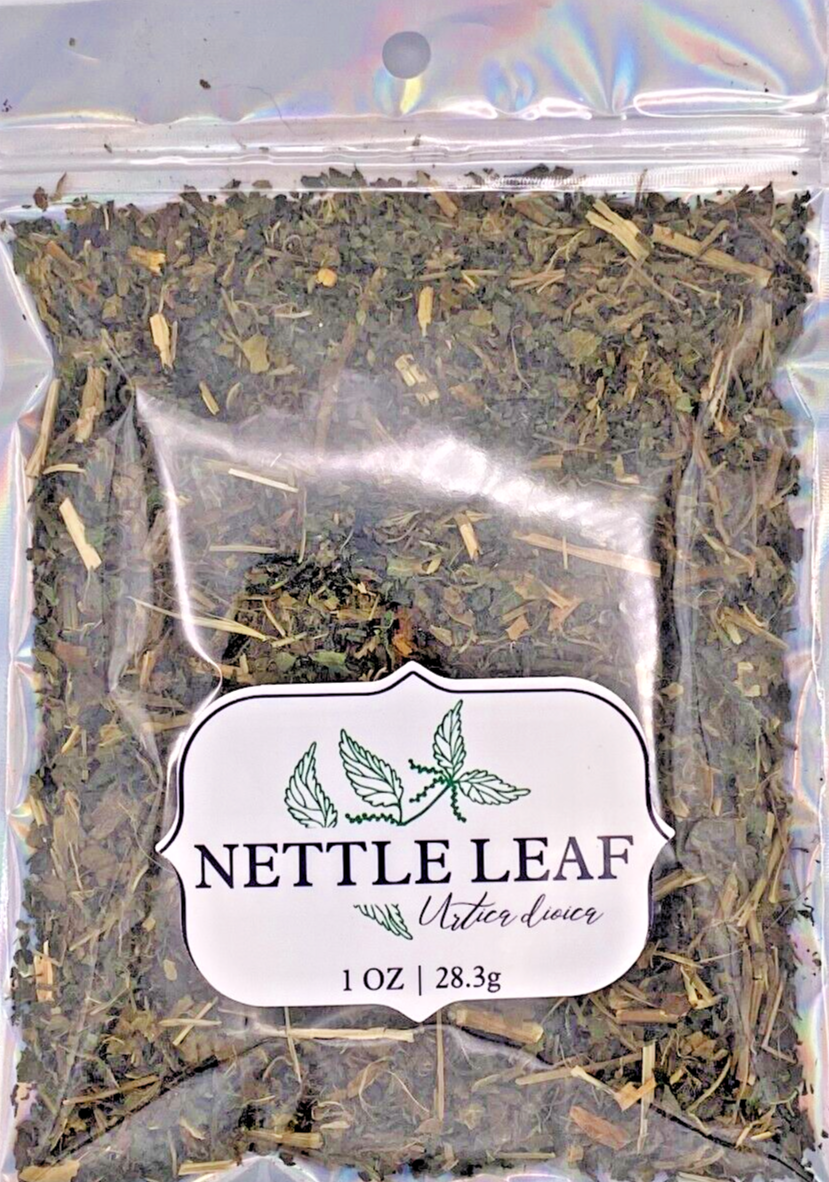 Certified Organic Stinging Nettle Leaf – 1 oz (28.3g) Kosher & All-Natural Herb