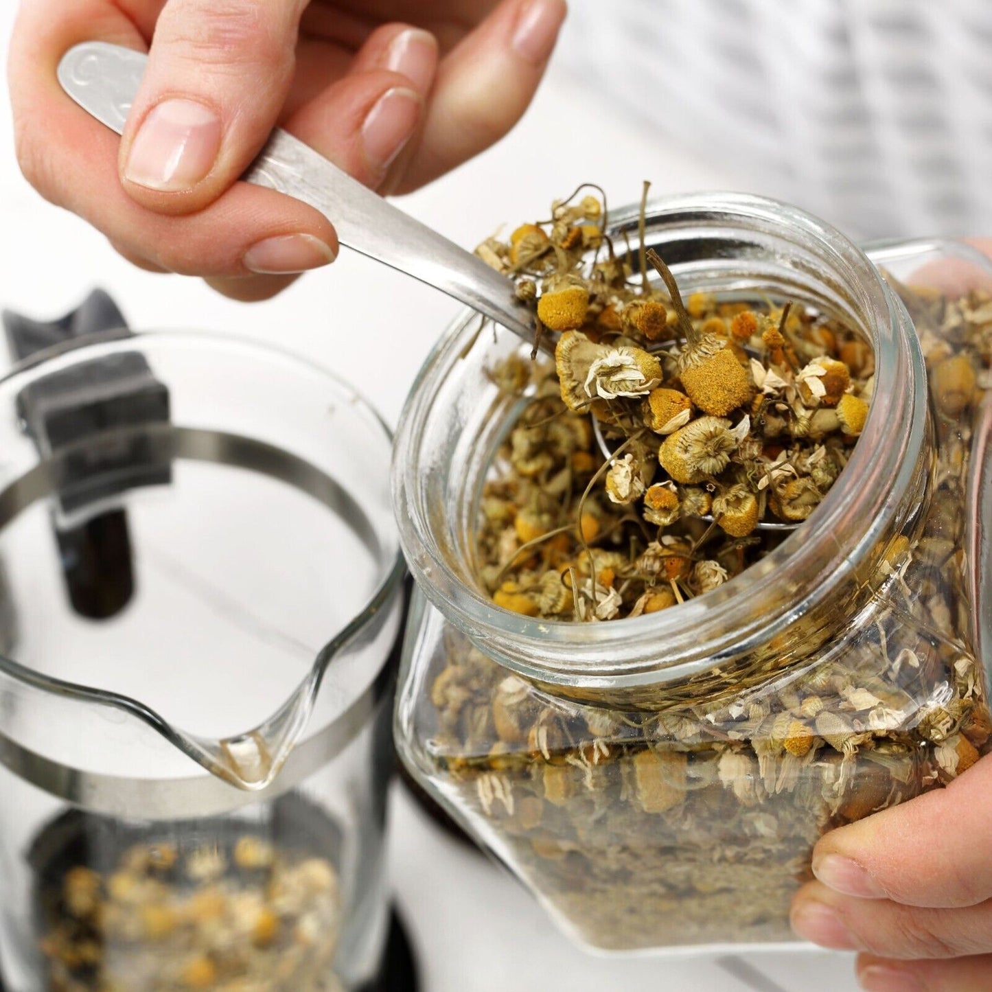 Organic Chamomile Flower Cut & Sifted Herb Natural Plant-base 28.3g | 1 oz Mood