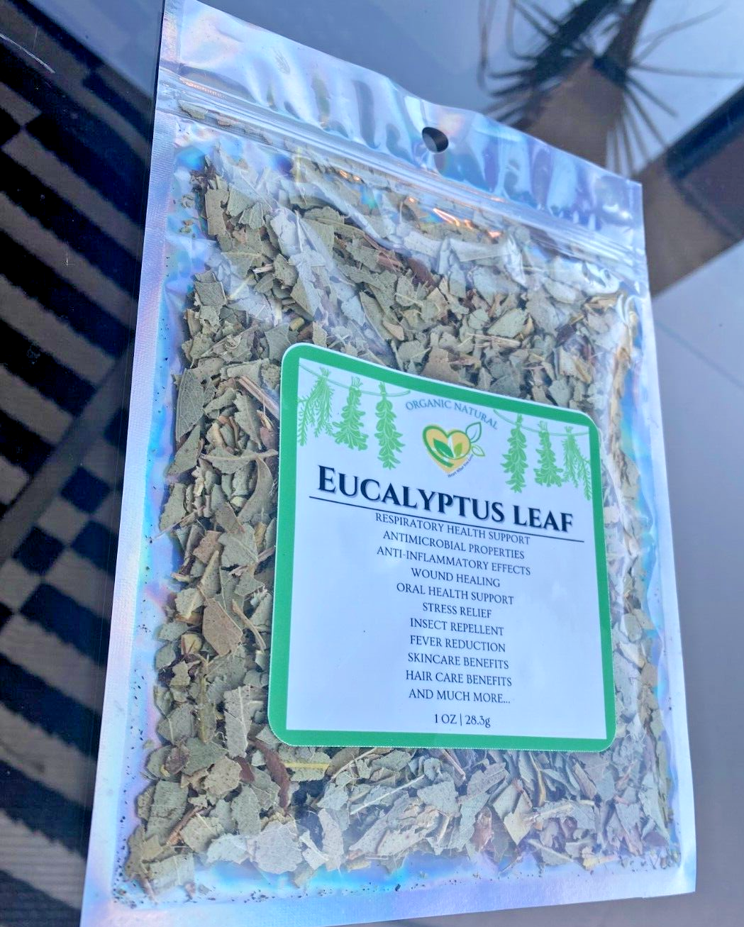 Eucalyptus Leaf Herb Natural Organic Dried Cut Kosher 28.3g | 1 OZ Botanical Aid