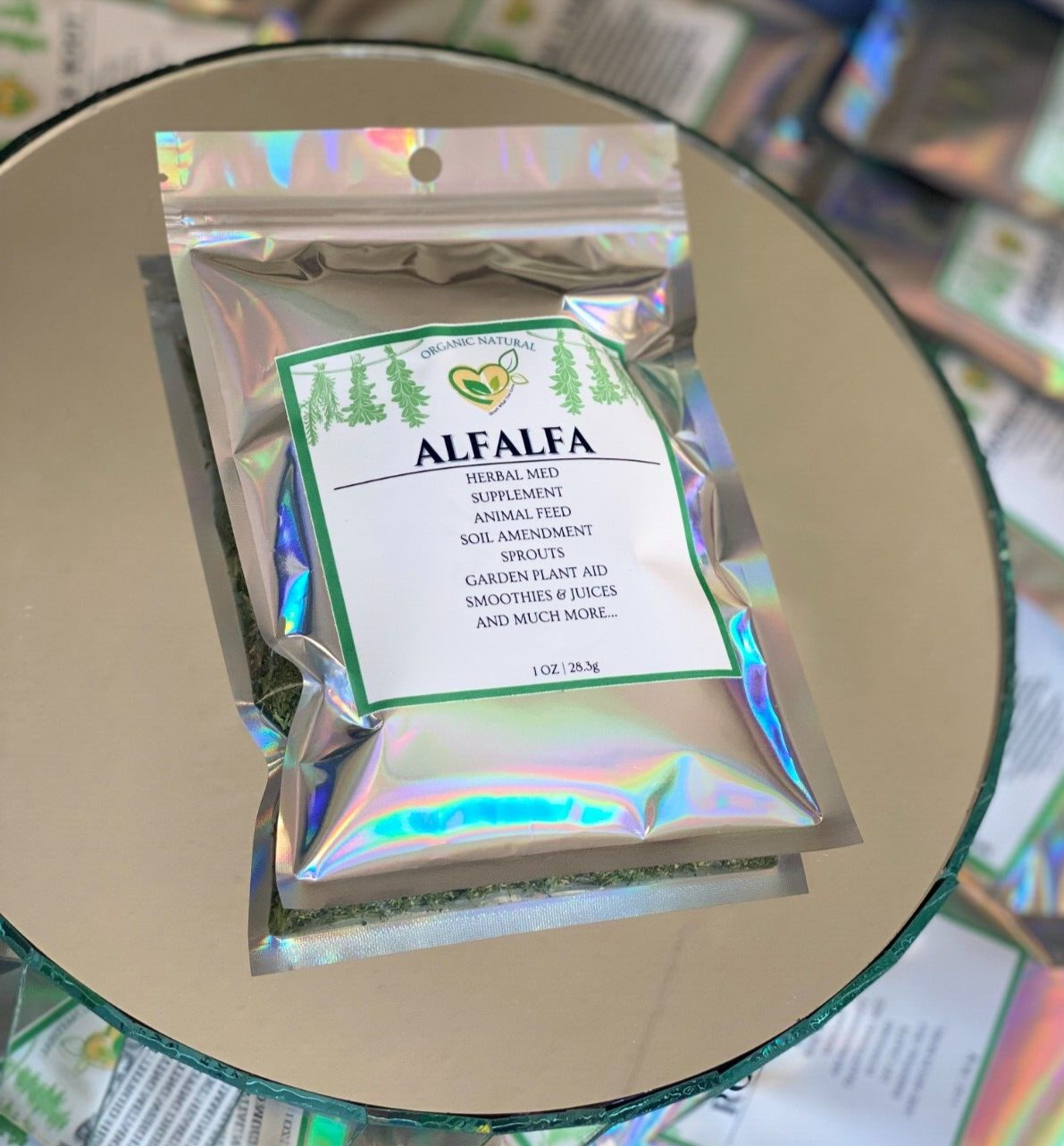 Alfalfa Leaf | Medicago sativa | Organic Vegetarian Capsules 500mg 60 ct