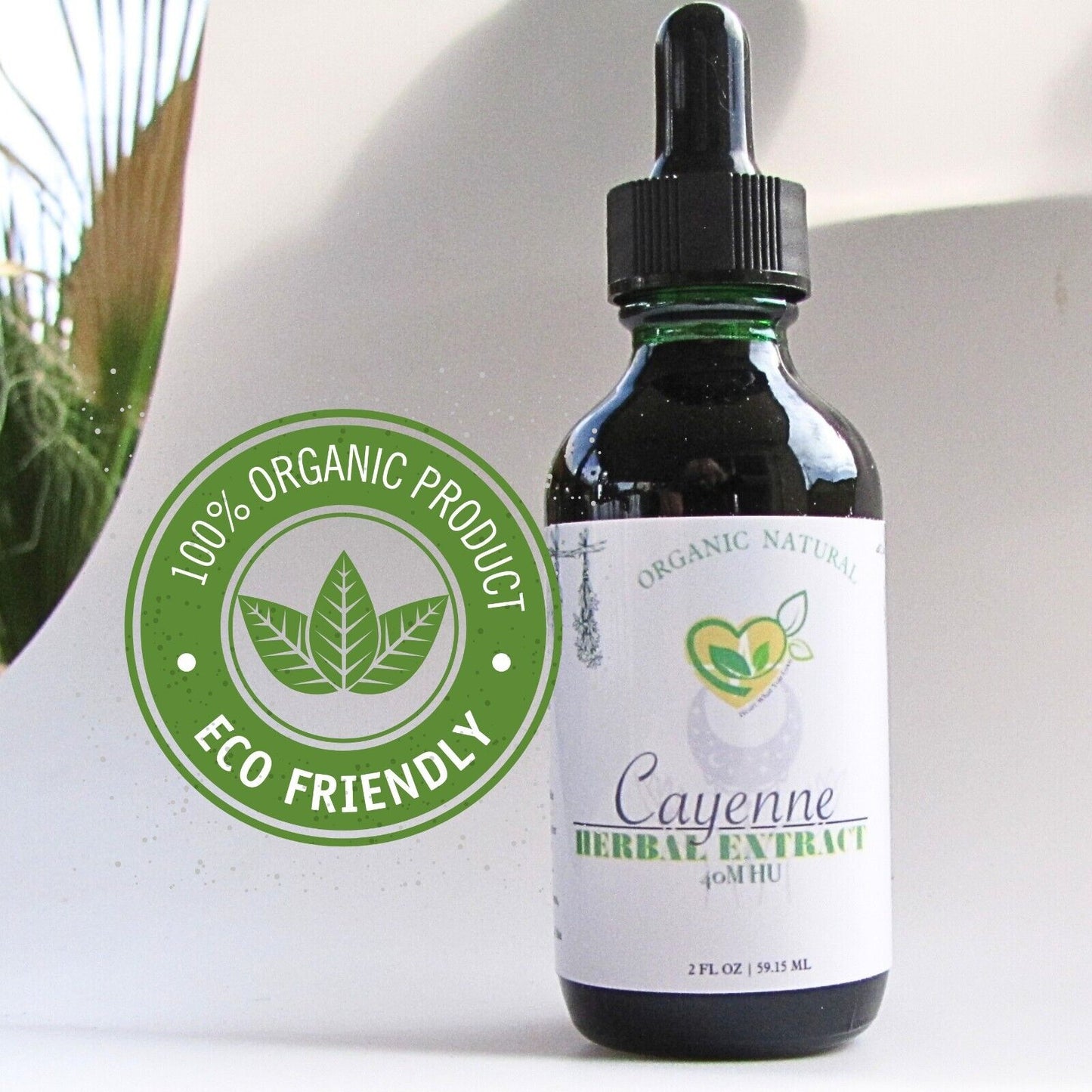 Cayenne Extract 40M HU Non-Alcohol Liquid Herbal Drops Natural 2oz Zesty Aid
