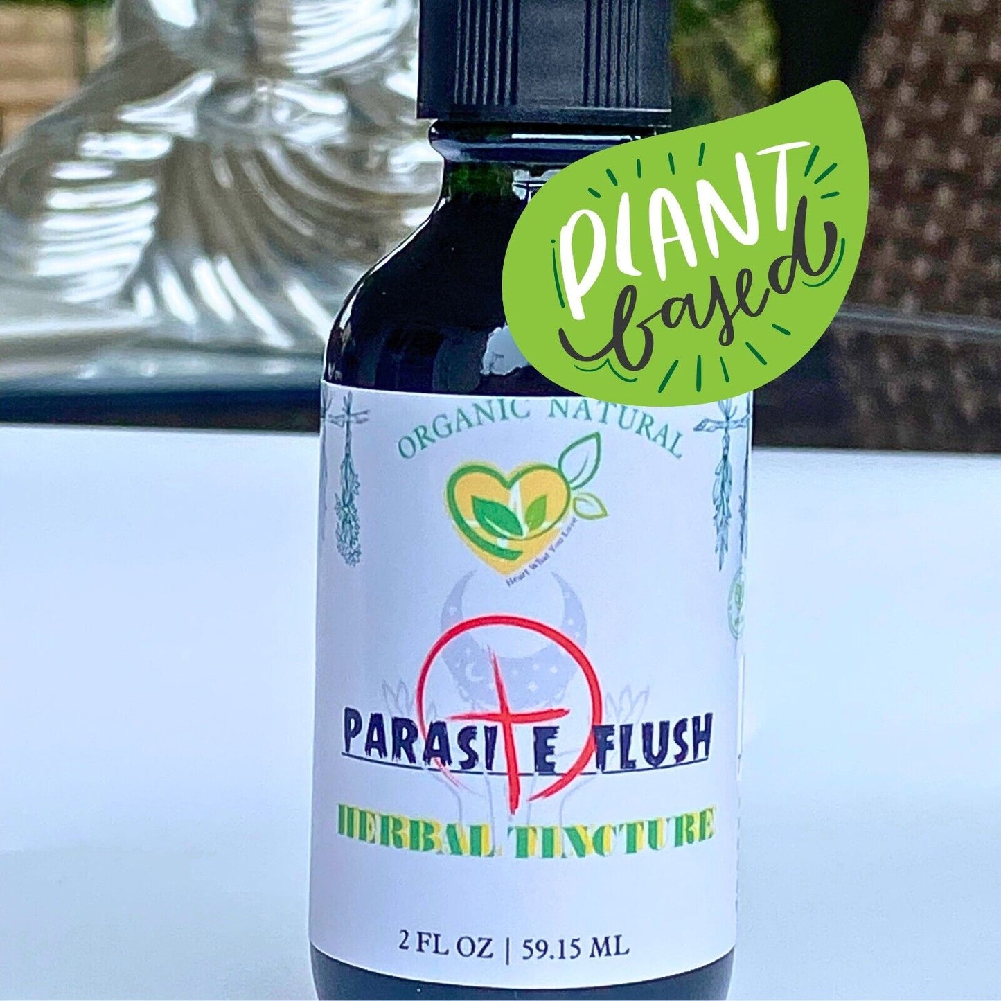 "Concentrated Parasite Flush Tincture Detox Herbal Extract 2oz"