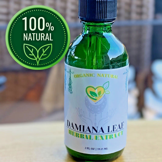 Damiana Extract Non-Alcohol  Liquid Herbal Drops Natural Organic Plant-base 2 OZ