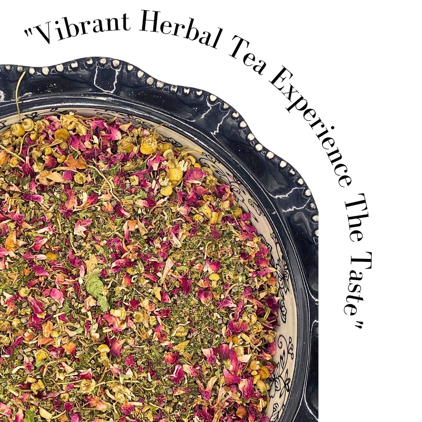 Chasteberry Rose Papaya Leaf Tea Blend - Loose Leaf Herbal Mix - 3.5 oz Natural