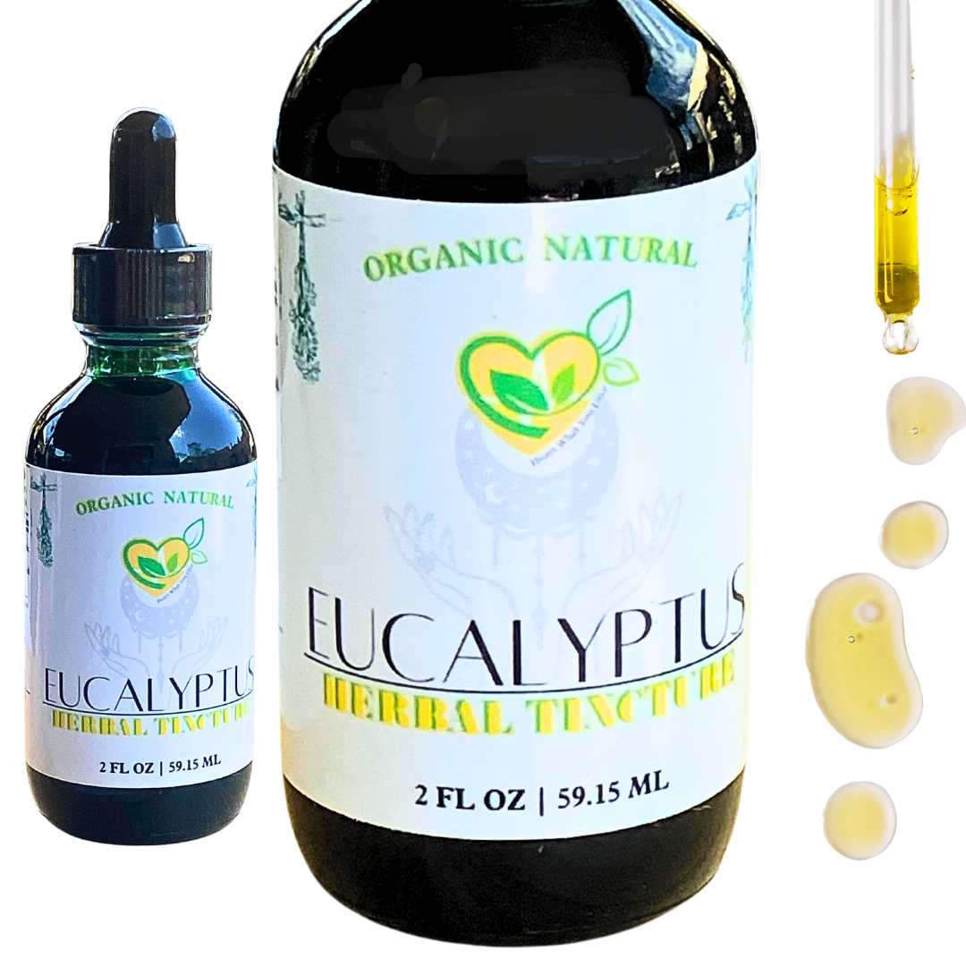 Eucalyptus Leaf Tincture Natural Organic Liquid Herbal Drop 2 oz Respiratory Aid