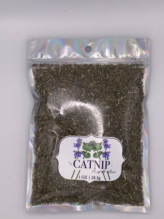 CATNIP Leaf & Flower Cut & Sifted Organic Herb Natural Plant-base 28.3g / 1 oz