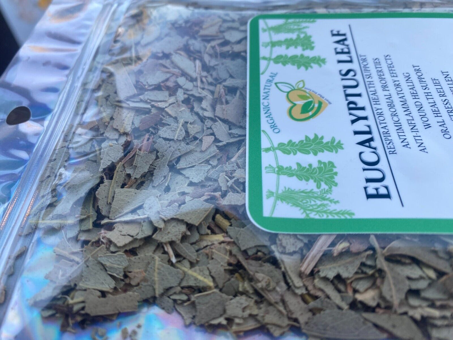 Eucalyptus Leaf Herb Natural Organic Dried Cut Kosher 28.3g | 1 OZ Botanical Aid