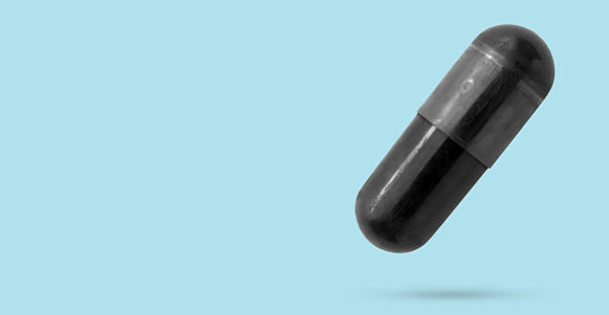 Activated Charcoal Capsules - 500 mg - Vegan - 60 ct / 120 ct / 180 ct
