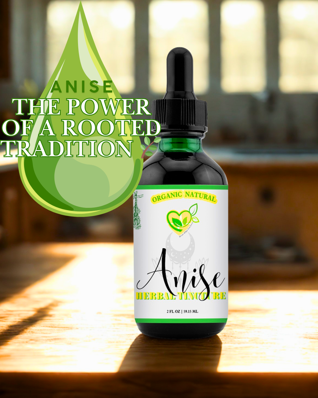 Anise Seed Tincture - Pimpinella anisum - 2 oz / 4 oz / 16 oz