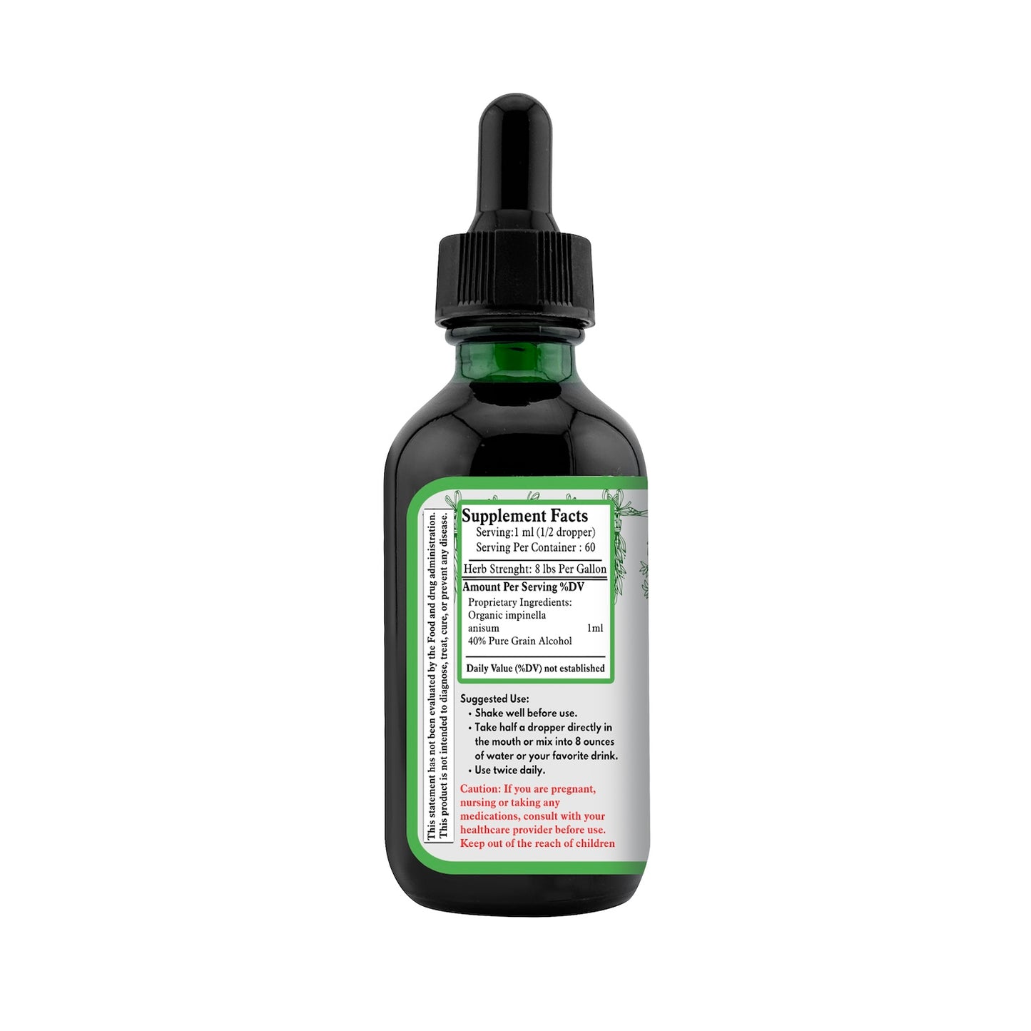 Anise Seed Tincture - Pimpinella anisum - 2 oz / 4 oz / 16 oz