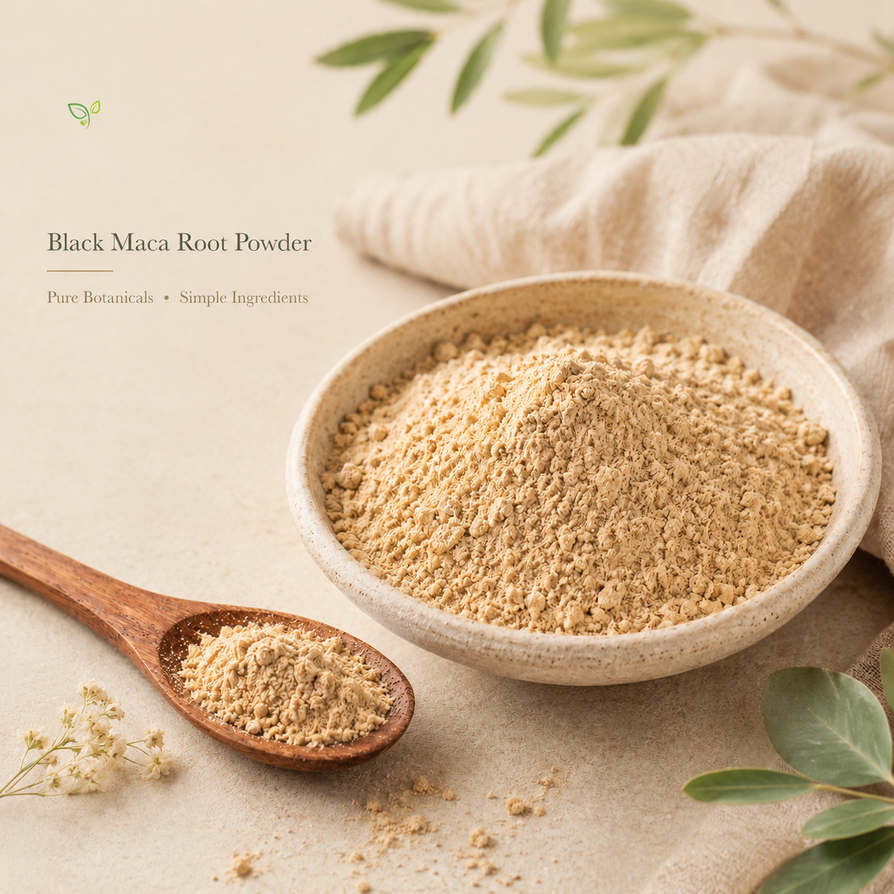 Black Maca Root Powder | Lepidium meyenii | Pure Botanical Powder – Raw Peruvian, Non-GMO, Vegan, Gluten-Free