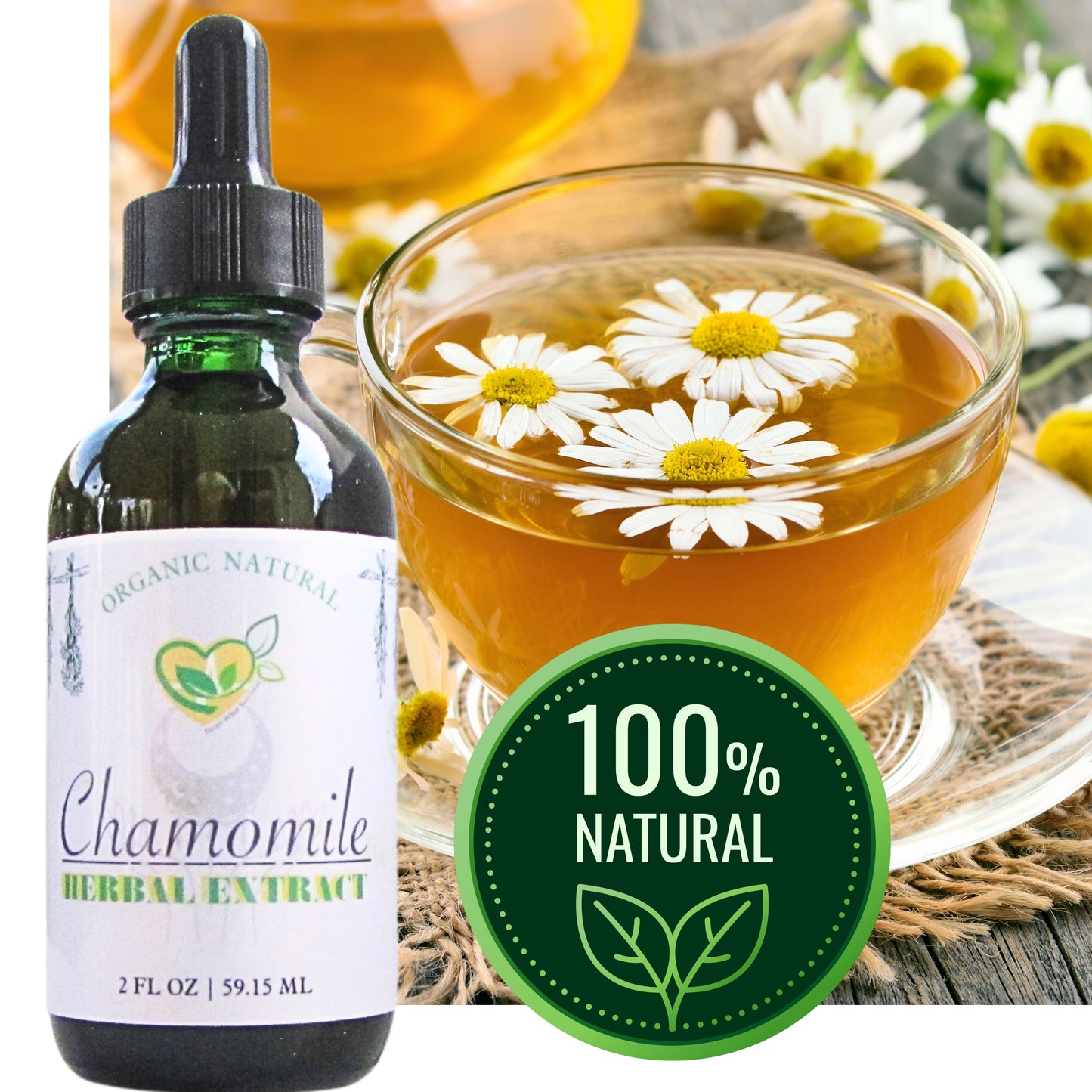 Chamomile Extract Non-Alcohol Tincture 2 FL OZ