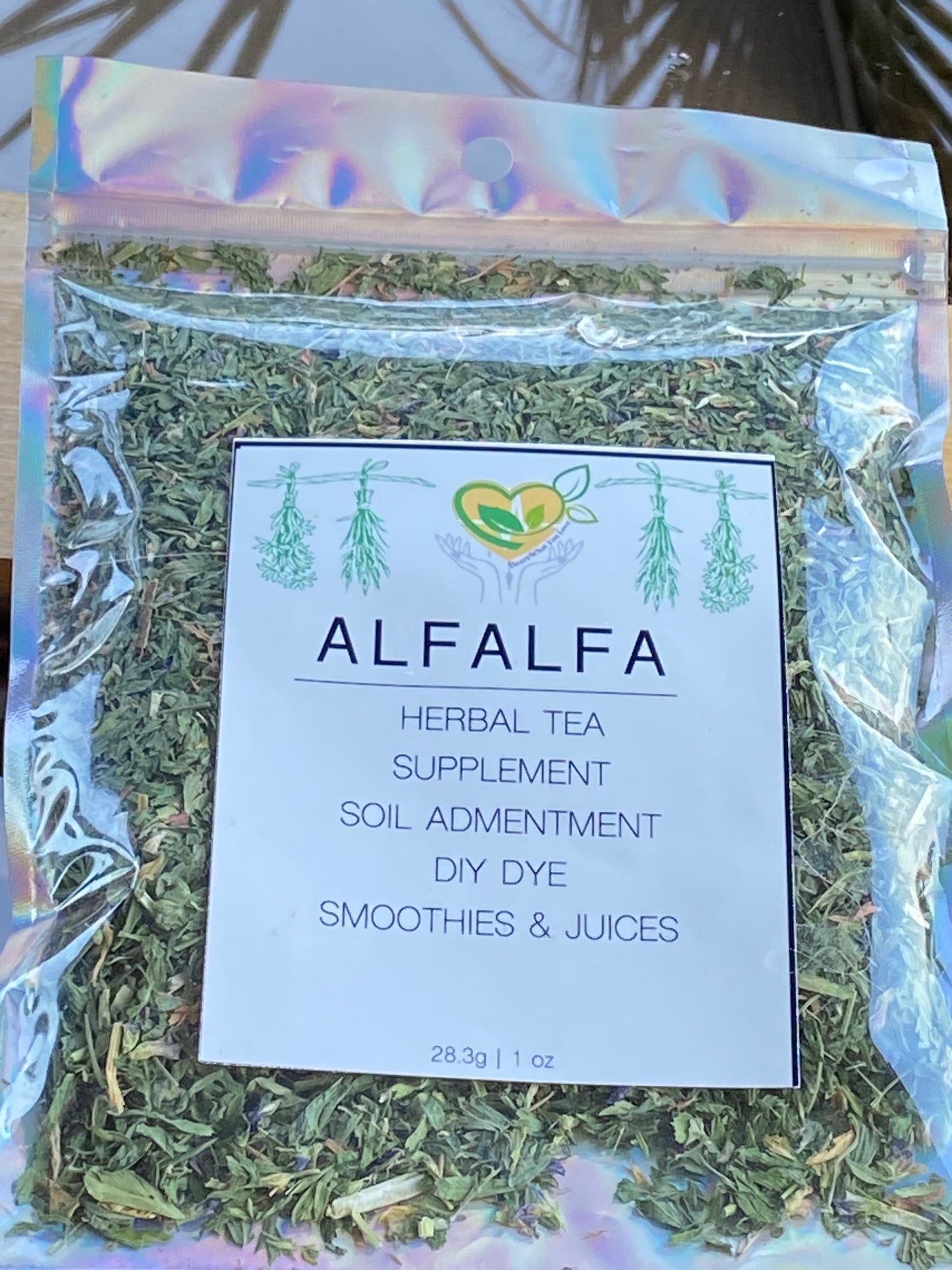 Alfalfa Leaf Cut & Sifted Organic Herb Natural Botanical Plant-base 28.3g / 1 oz