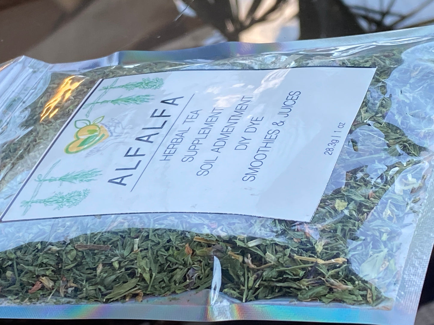 Alfalfa Leaf Cut & Sifted Organic Herb Natural Botanical Plant-base 28.3g / 1 oz
