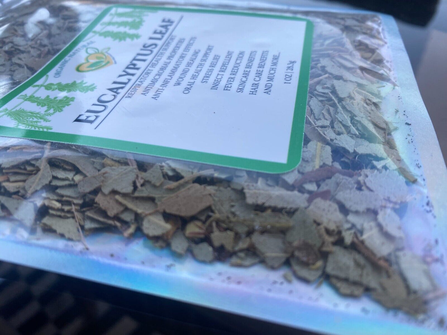 Eucalyptus Leaf Herb Natural Organic Dried Cut Kosher 28.3g | 1 OZ Botanical Aid