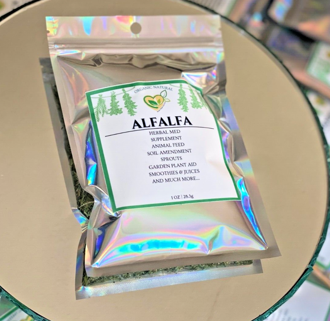 Alfalfa Leaf | Medicago sativa | Organic Vegetarian Capsules 500mg 60 ct