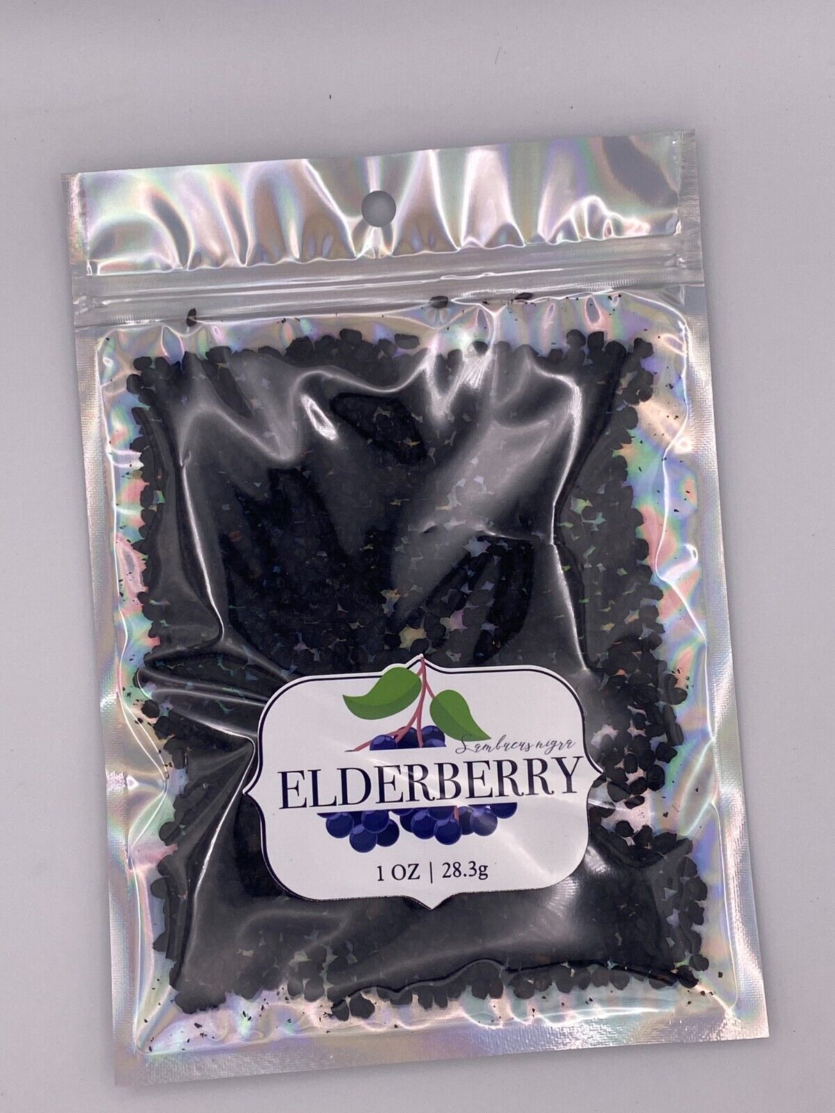 Elderberry Dried Whole Sambucus nigra Organic Kosher Berries Natural 1/4/8 OZ