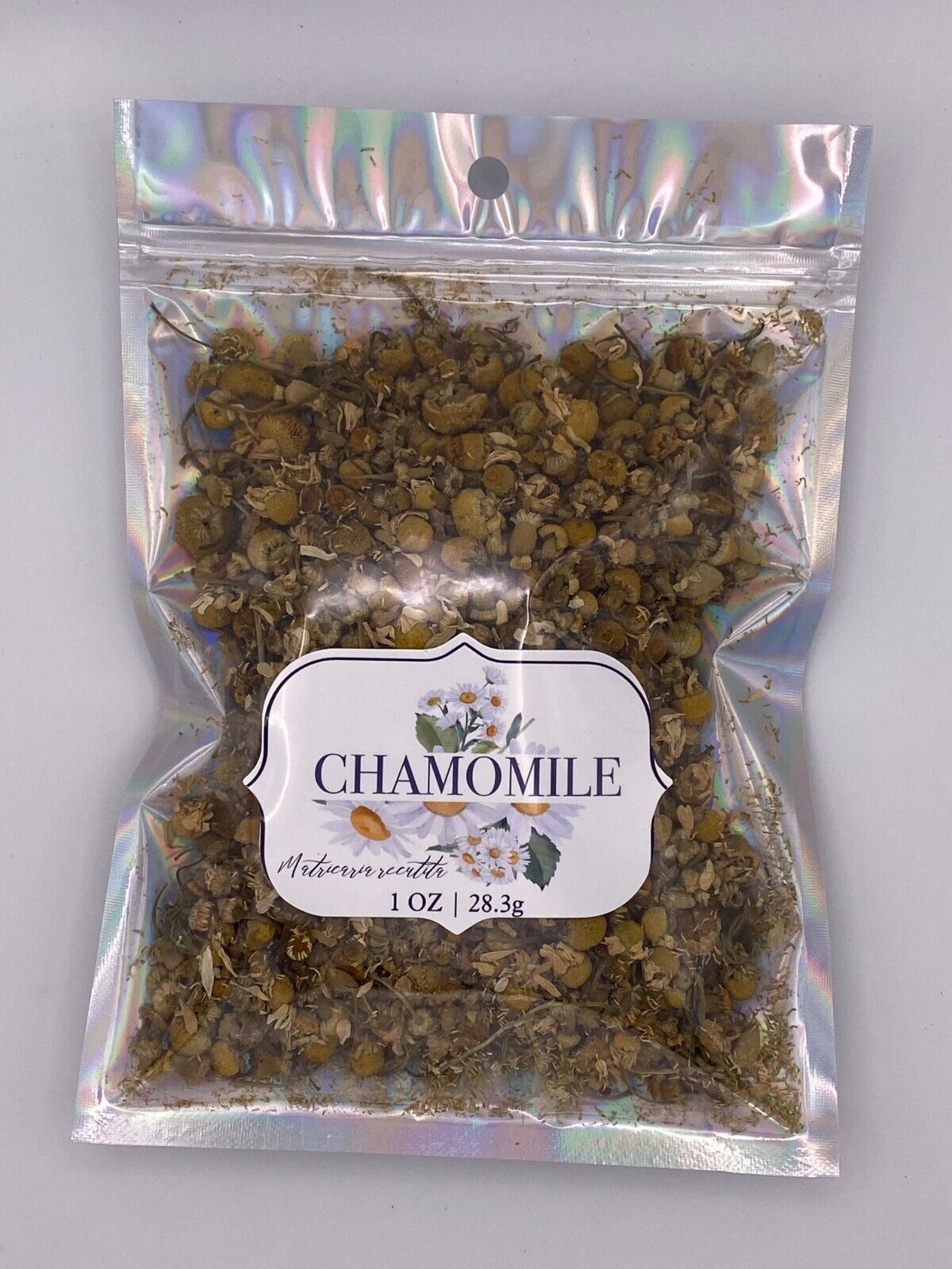 Organic Chamomile Flower Cut & Sifted Herb Natural Plant-base 28.3g | 1 oz Mood