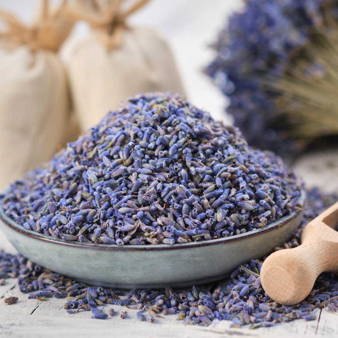 Lavender Flower Buds, Dried, USDA Organic, Kosher, 1 oz / 4 oz / 8 oz